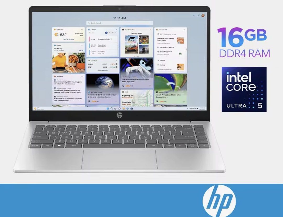 HP Laptop 14 - Intel Core Ultra 5, 16GB RAM