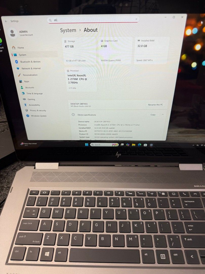 Hp zbook 2-in-1, touchscreen442014795144243209