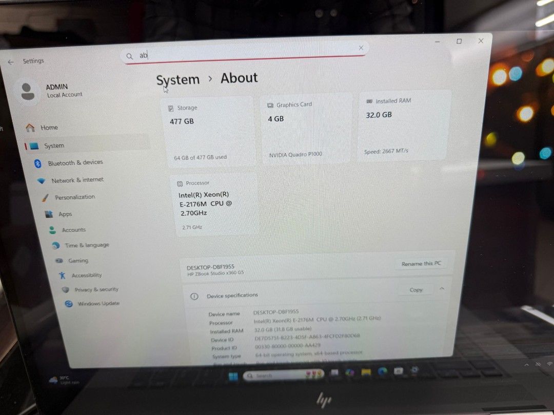 Hp zbook 2-in-1, touchscreen442014795144243202