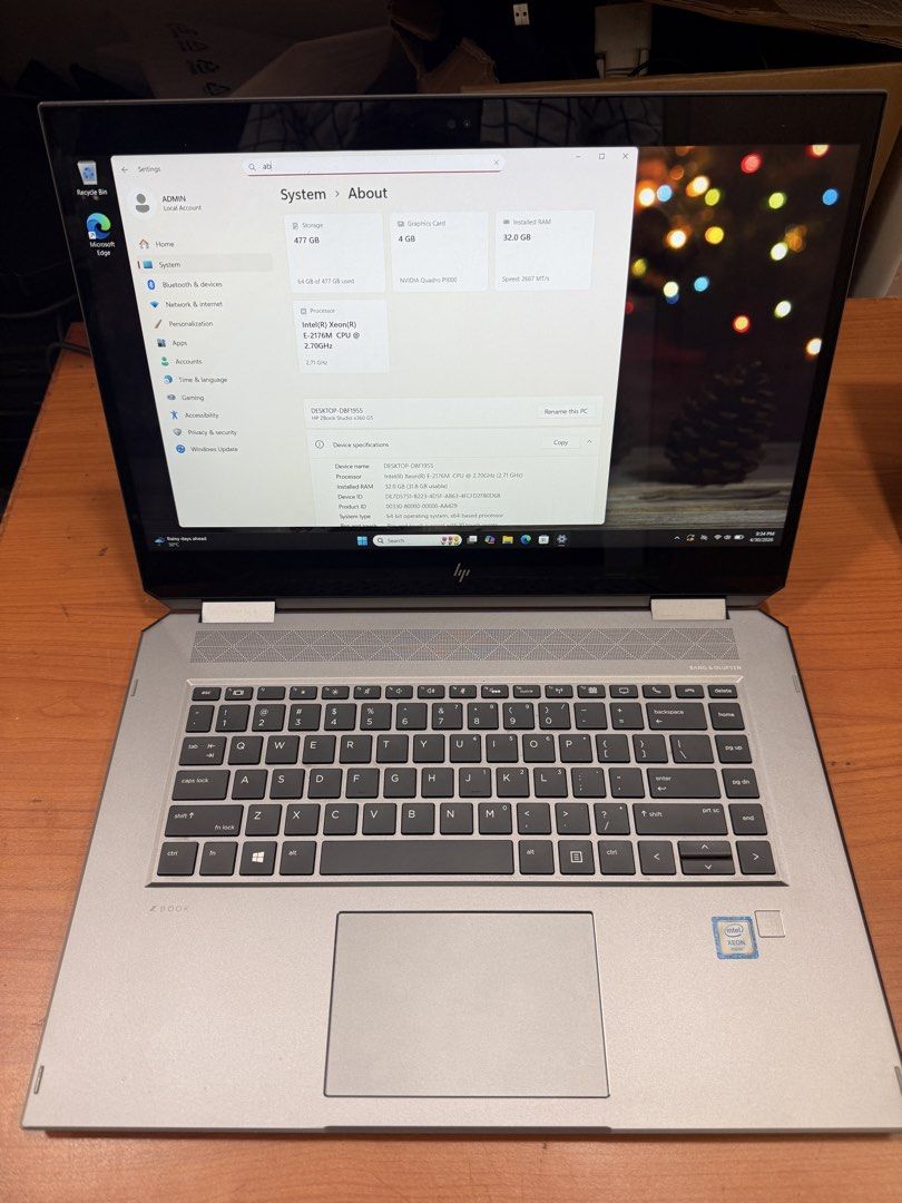 HP ZBook x360 G5 Mobile Workstation Laptop441997038621839367
