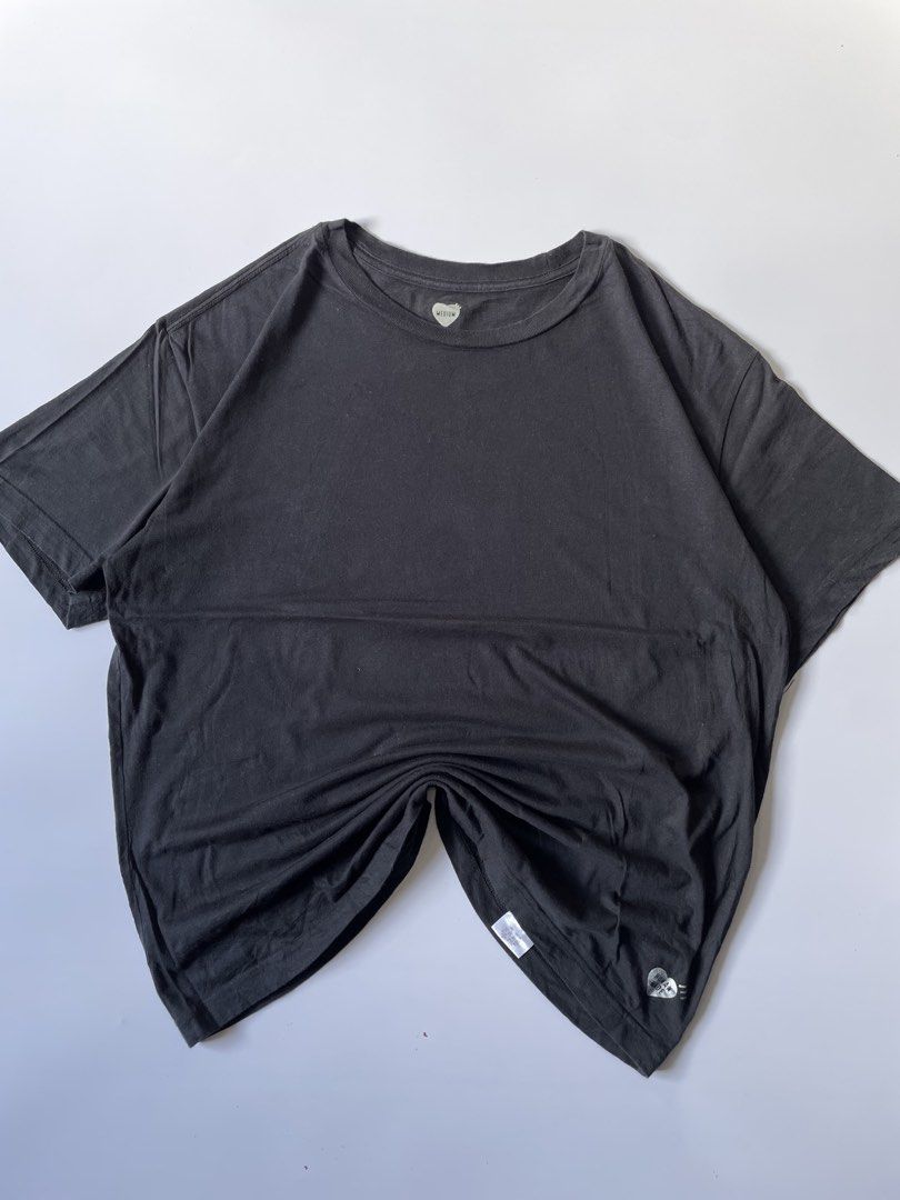 Human Made short-sleeved t-shirt (Category: Coats, Jackets and Outerwear) located in Baguio. Submitted by chronicles_cache (Listing ID 1435497339, Image 1). Description: Condition: Great Size tagged: M Width: 22.5 Length: 26 Shoulder: 20 Sleeve: 8 .