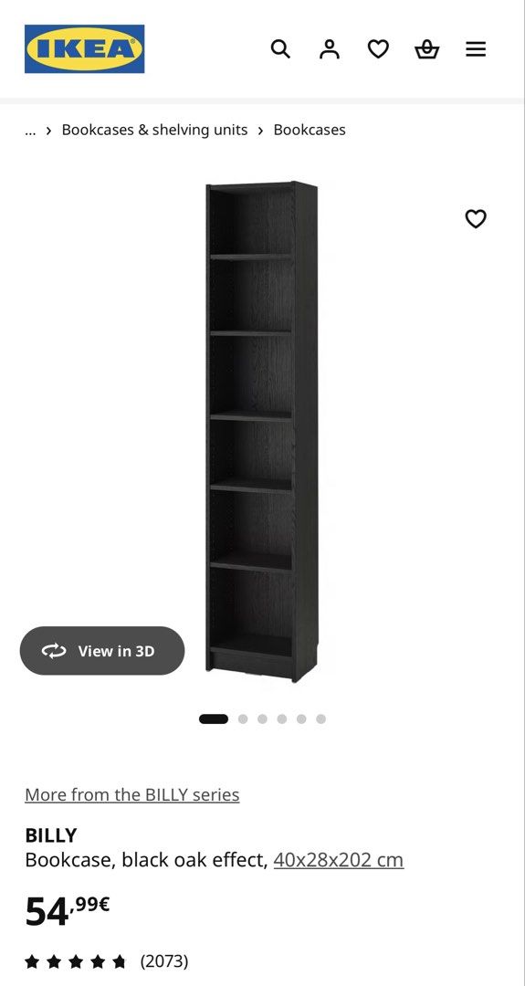 IKEA Shelving Unit - Black