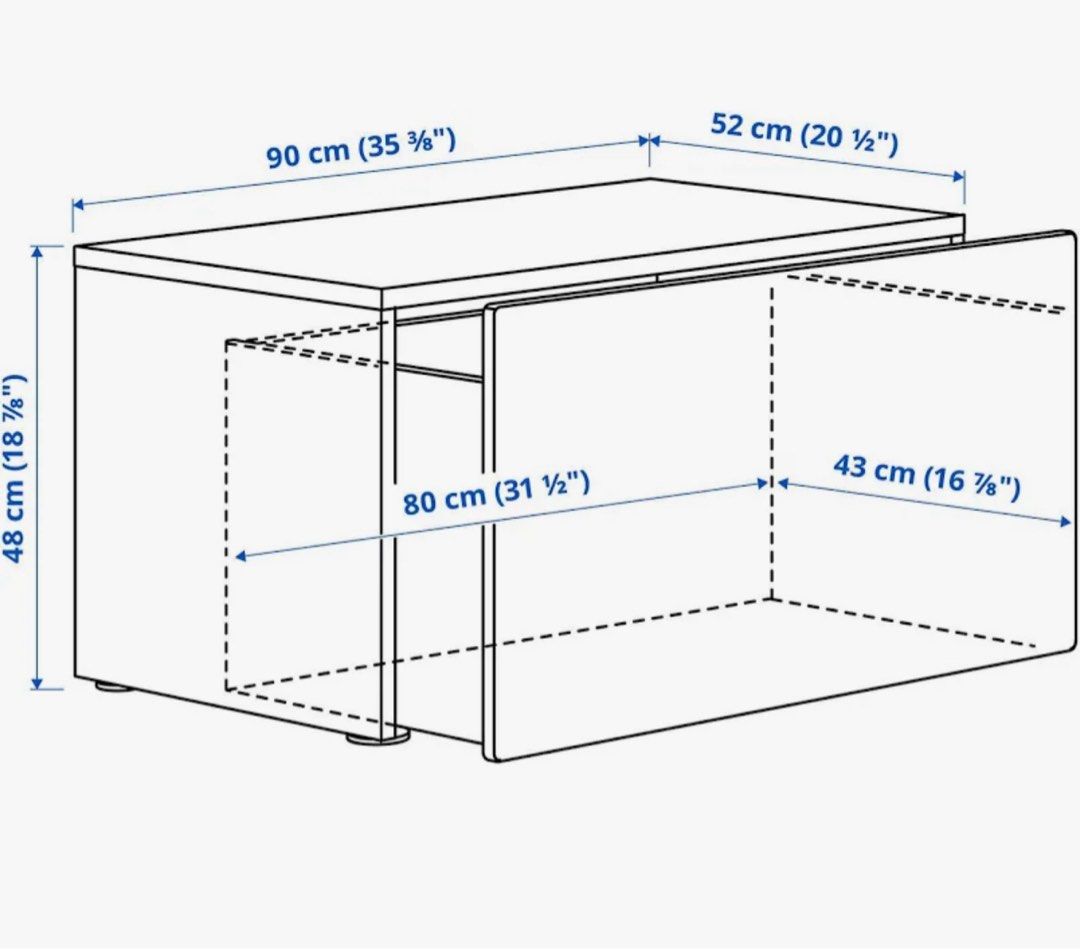 IKEA Storage Box with Lid - Light Blue442172357959362565