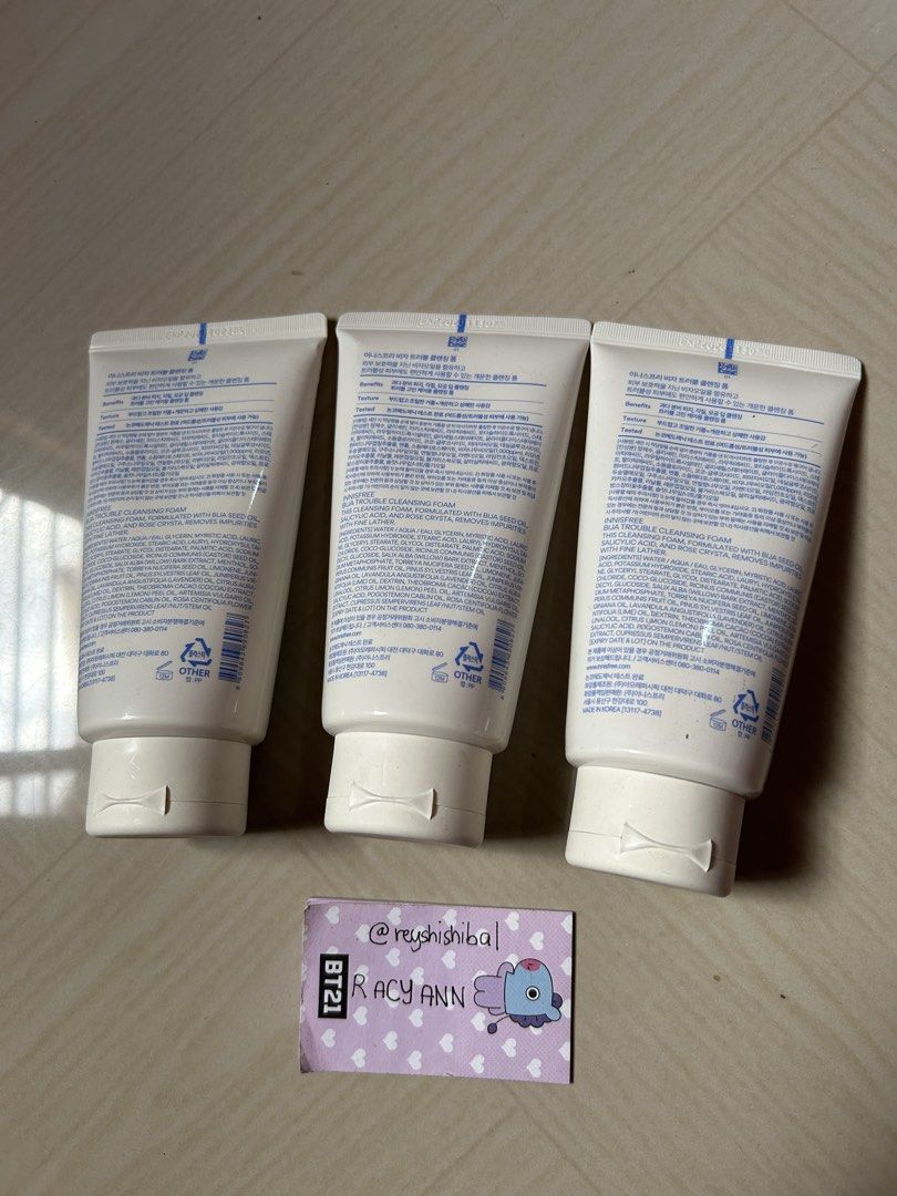 Innisfree BIJA TROUBLE CLEANSING FOAM (Category: Face Care) located in Rizal. Submitted by reyshishibal (Listing ID 1435404700, Image 3). Description: 150 grams -250 each - brandnew and sealed - can send video condi - authentic official, scan the barcode to check authenticity - est sf if jnt: around 50 only ✅installment (original price+ 100) in 2 months.