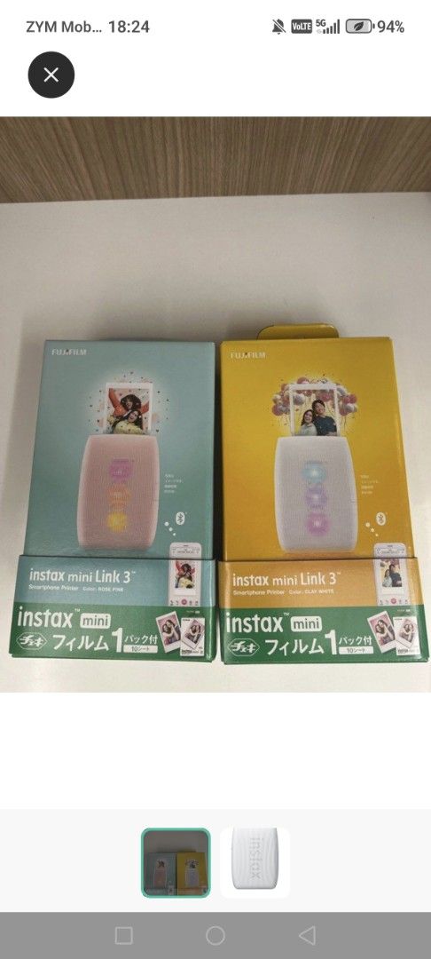 Instax Mini Link 3 Instant Photo Printer442236405054842880