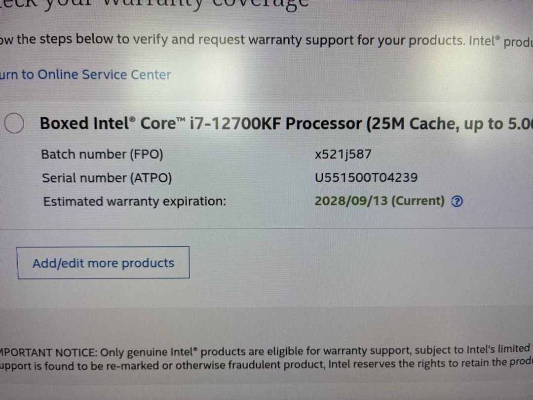 Intel Core i7-12700KF 12th Gen CPU441787185932554242
