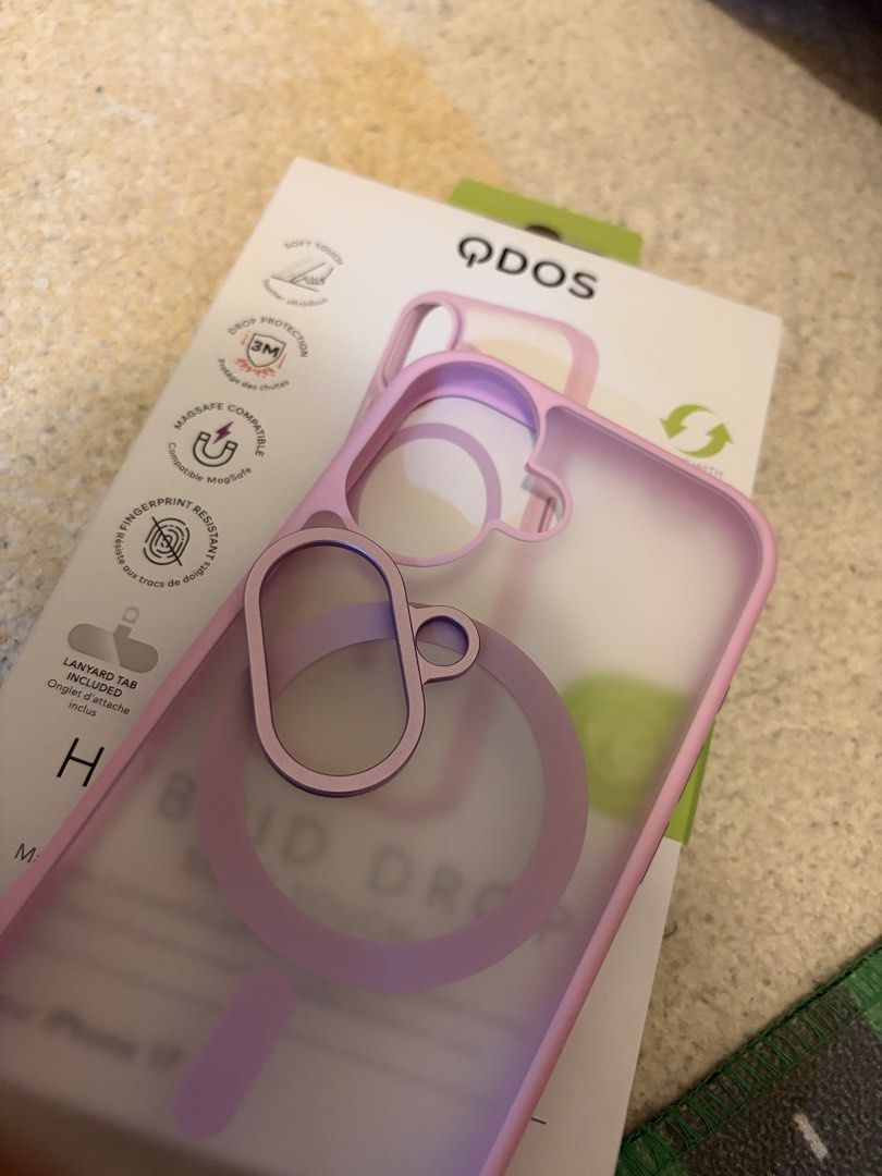 Iphone 17 Purple Casing - HybridPro Brand (Category: iPhone 17 Series) located in Taguig. Submitted by phoebeyulo (Listing ID 1435399253, Image 2). Description: Selling my 3-week old Iphone 17 Purple casing for 1299 PHP only!! ✅NO issues ✅NO bumps ✅LIKE brand new ✅ Lanyard Tab Included ✅ Magsafe Compatible ✅ 3M Drop Protection Original Price: 1595 php RFS: I do not like the color. Was forced to buy it to protect the new phone. Shipping cost c/o b