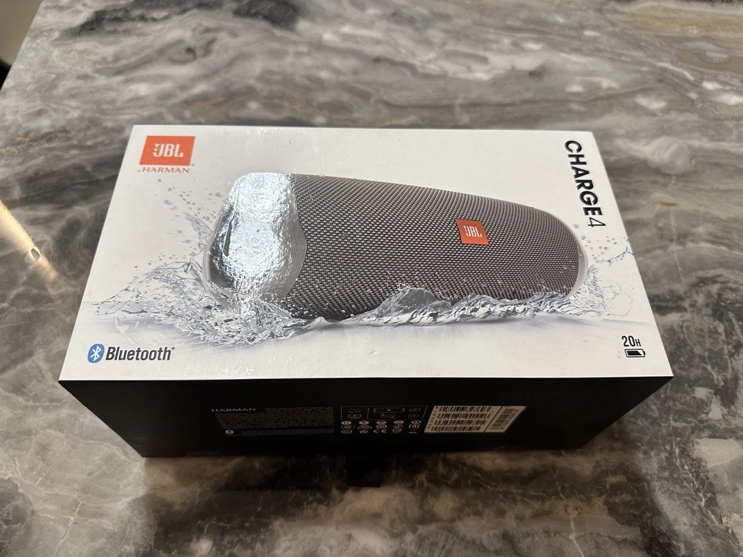 JBL Charge 4 Grey Wireless Bluetooth Speaker443254753859348482