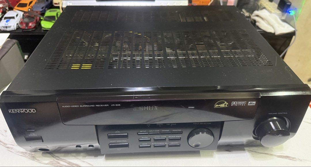 Kenwood Receiver Amplifier 5.1 channel (Category: Soundbars, Speakers & Amplifiers) located in Manila. Submitted by bosecube (Listing ID 1435346994, Image 2). Description: Kenwood AV Receiver VR-505 ~ (110volts) check photo for specification Call or Txt 09690688520 .