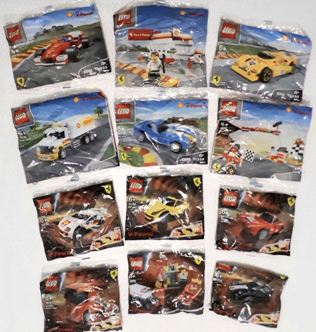 Lego Ferrari Shell V-Power Collection (Category: Lego & Building Sets) located in Manila. Submitted by crujones (Listing ID 1435410910, Image 1). Description: - Sealed Lego Ferrari V-Power sets - Features 12 pieces Ferrari car - Perfect for collectors and kids alike! Never been opened Origjnal packaging Selling Price: Php2,999 Meet up: Starbucks- The Grove, Pasig City along C5 Delivery: Via Lalamove or Grab. Buyer pays for the delivery fee. ..