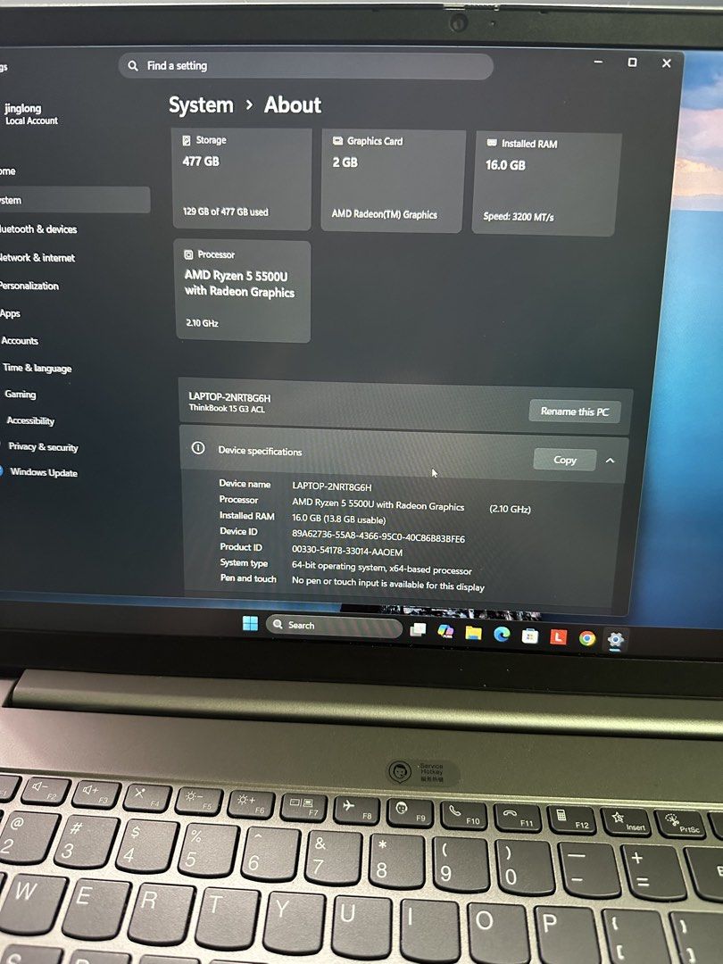 Lenovo ThinkBook 15 G3 ACL442341836341258241