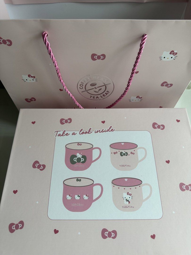 Limited - Coffee Bean x Hello Kitty Mug Set442191691855308802
