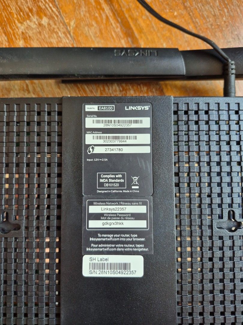 Linksys EA8100 Wireless Router441886999545784321