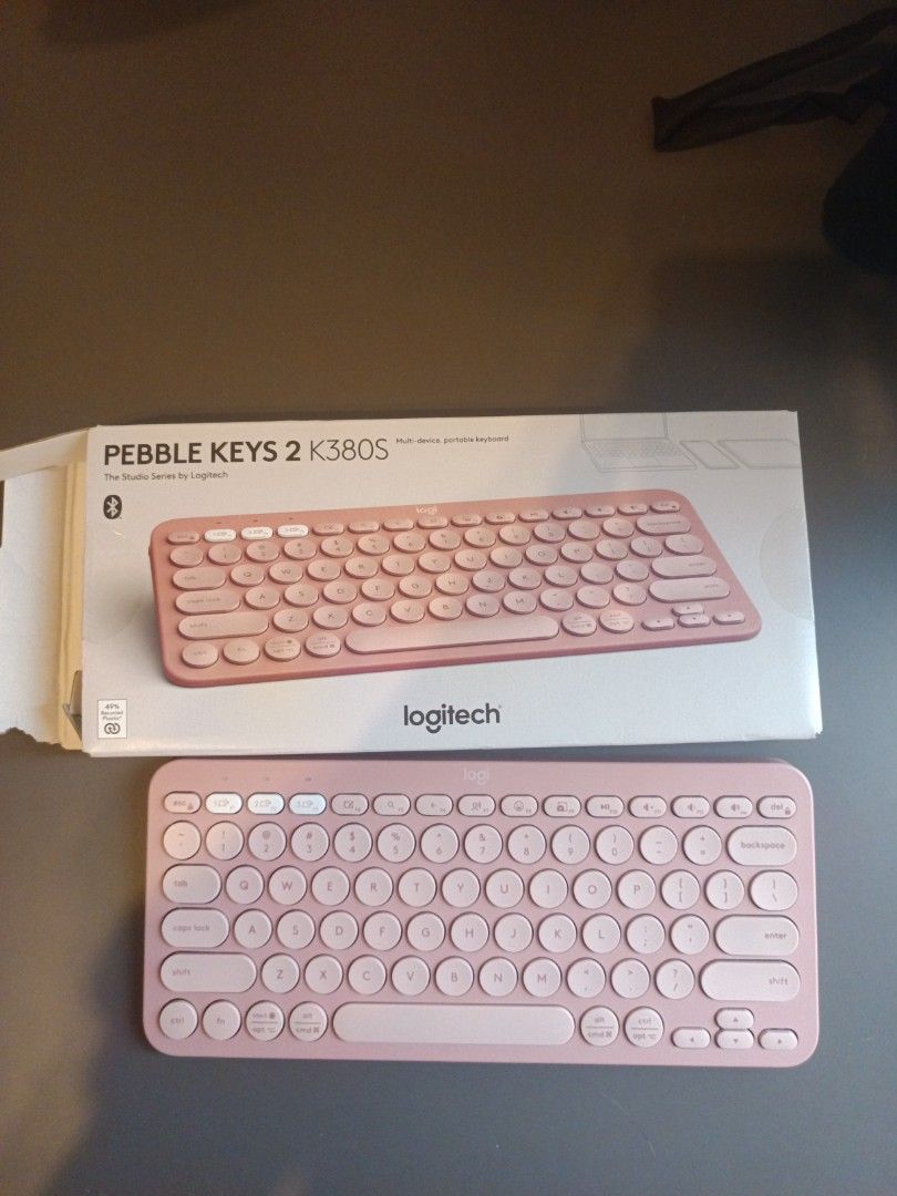 Logitech Pebble Keys 2 K380s Wireless Keyboard - Rose442117821344010240