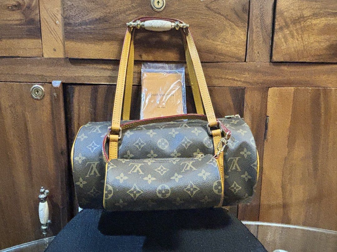 LV Papillon (Category: Luxury Bags & Wallets) located in Imus. Submitted by bagsofblessings24 (Listing ID 1435465724, Image 3). Description: LV papillon Cowhide leather Excellent brand new condition, Clean inside and out Length 12 x Height 6in Coded with care booklet, LV dustbag Guaranteed authentic by supplier but still subject to certified authentication. Authenticated items in like new condition are worth 40K and up. Farfetch at 101K. Pm for d