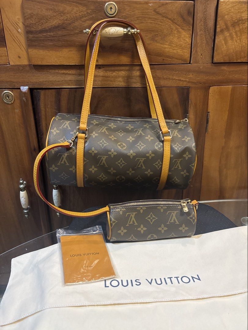 LV Papillon (Category: Luxury Bags & Wallets) located in Imus. Submitted by bagsofblessings24 (Listing ID 1435465724, Image 2). Description: LV papillon Cowhide leather Excellent brand new condition, Clean inside and out Length 12 x Height 6in Coded with care booklet, LV dustbag Guaranteed authentic by supplier but still subject to certified authentication. Authenticated items in like new condition are worth 40K and up. Farfetch at 101K. Pm for d