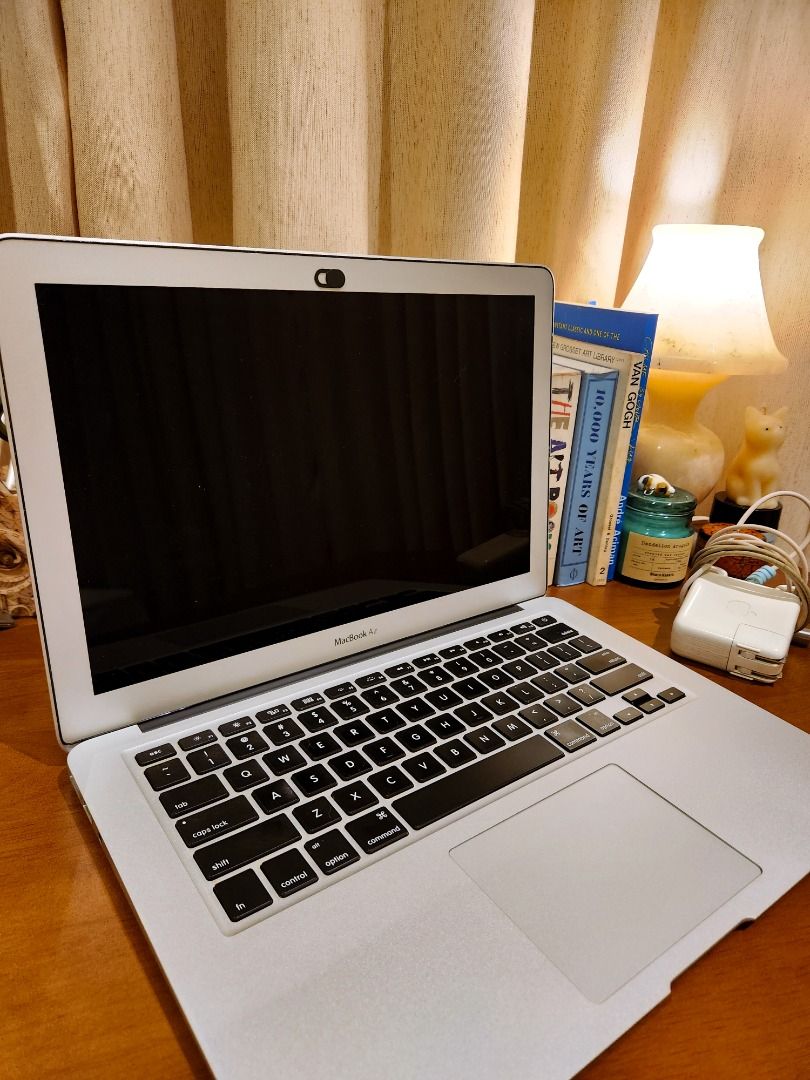 Macbook Air 13-inch 2014 (with charger) (Category: Laptops & Notebooks) located in Las Pinas. Submitted by theshinytoyguns (Listing ID 1435467799, Image 2). Description: -Purchased at Power Mac Glorietta. -Well taken care of Macbook Air, still in great condition. -256 GB. -No glitches, damage, dents/ scratches to the Macbook. -Can accommodate up to macOS Mojave. -Battery and charger are recommended for replacement (refer to photo), but both are s