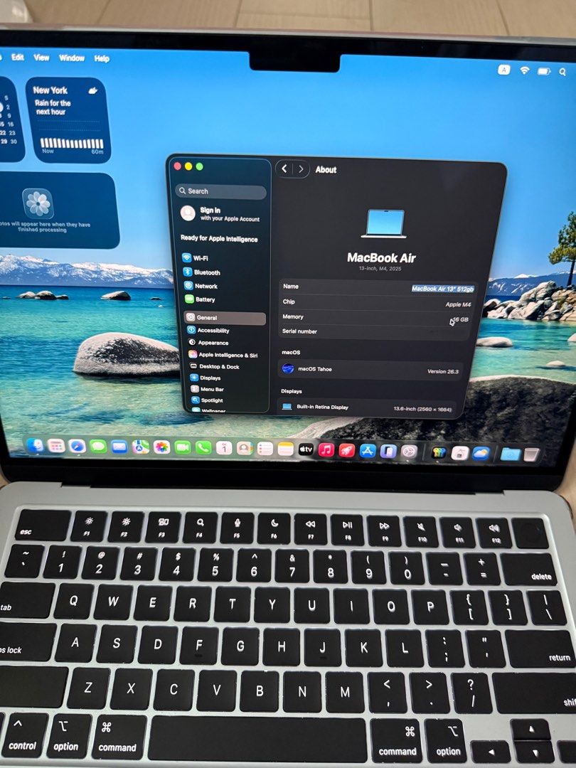 MacBook Air M4 , 16gb/512gb , 13 inch