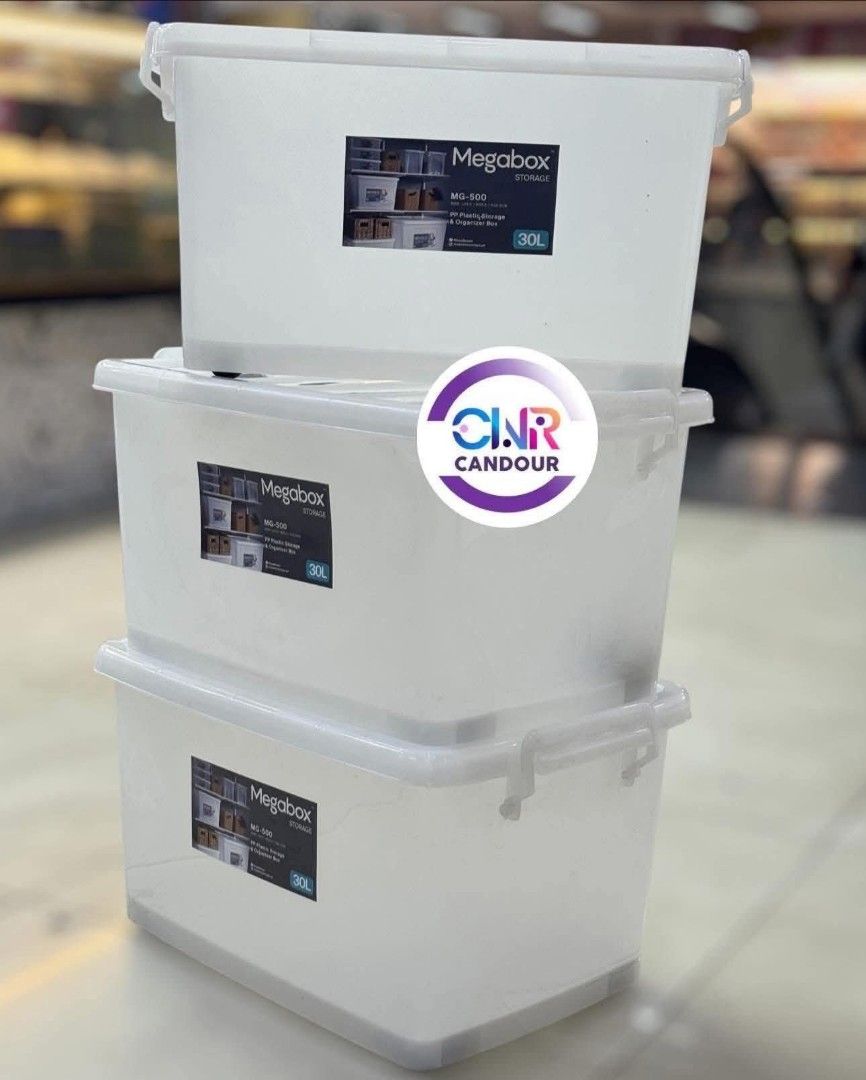 Megabox 30l (Category: Storage Boxes & Baskets) located in Manila. Submitted by minidivisoria (Listing ID 1435518168, Image 2). Description: 30L mega box.