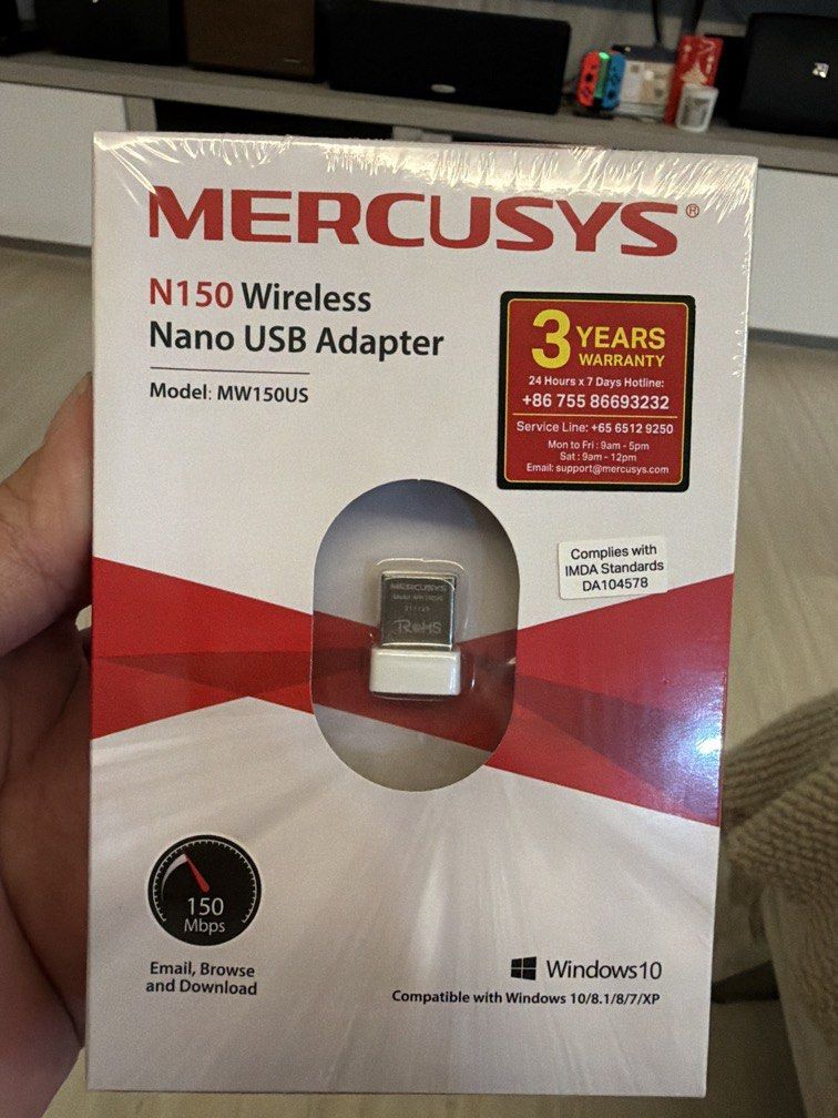 Mercusys N150 wireless Nano USB Adapter442347129763287043