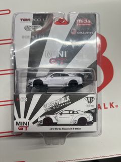 MINI GT #132 BRE LIVERY LB WORKS NISSAN SKYLINE GT-R R35 #46 1/64