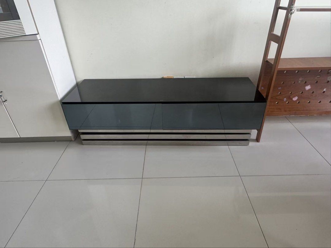 Modern TV Console with Storage