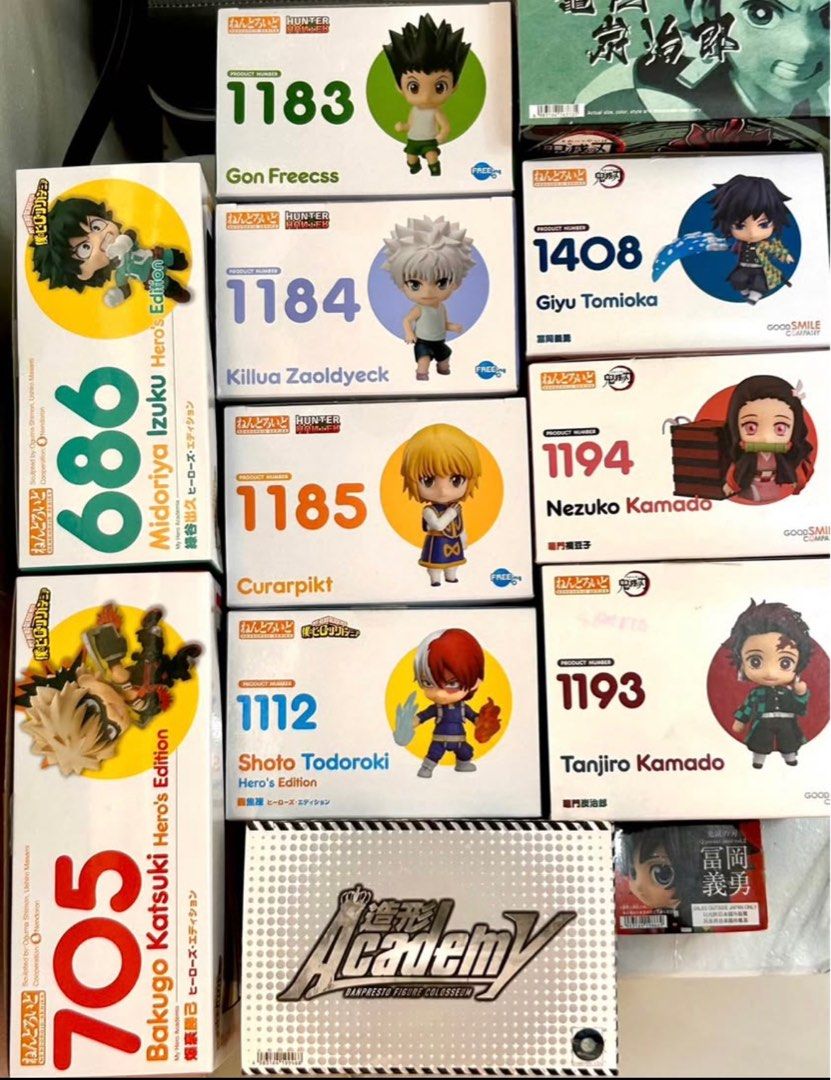 Nendoroids (Category: Designer & Blind Box Toys) located in Las Pinas. Submitted by dnse_ (Listing ID 1435402226, Image 1). Description: Mint in Box Php 2,000 per item RFS: moving out PM for more photos.