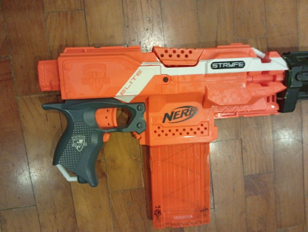 Nerf Stryfe Elite Blaster, Hobbies & Toys, Toys & Games on Carousell