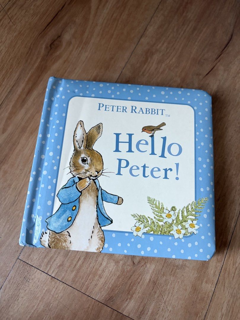 Peter Rabbit Hello Peter! Board Book (Category: Children's Books) located in Mandaluyong City. Submitted by prelovedbypaii (Listing ID 1435431773, Image 1). Description: - Great for bedtime reading. - very good condition Pickup from Mandaluyong.