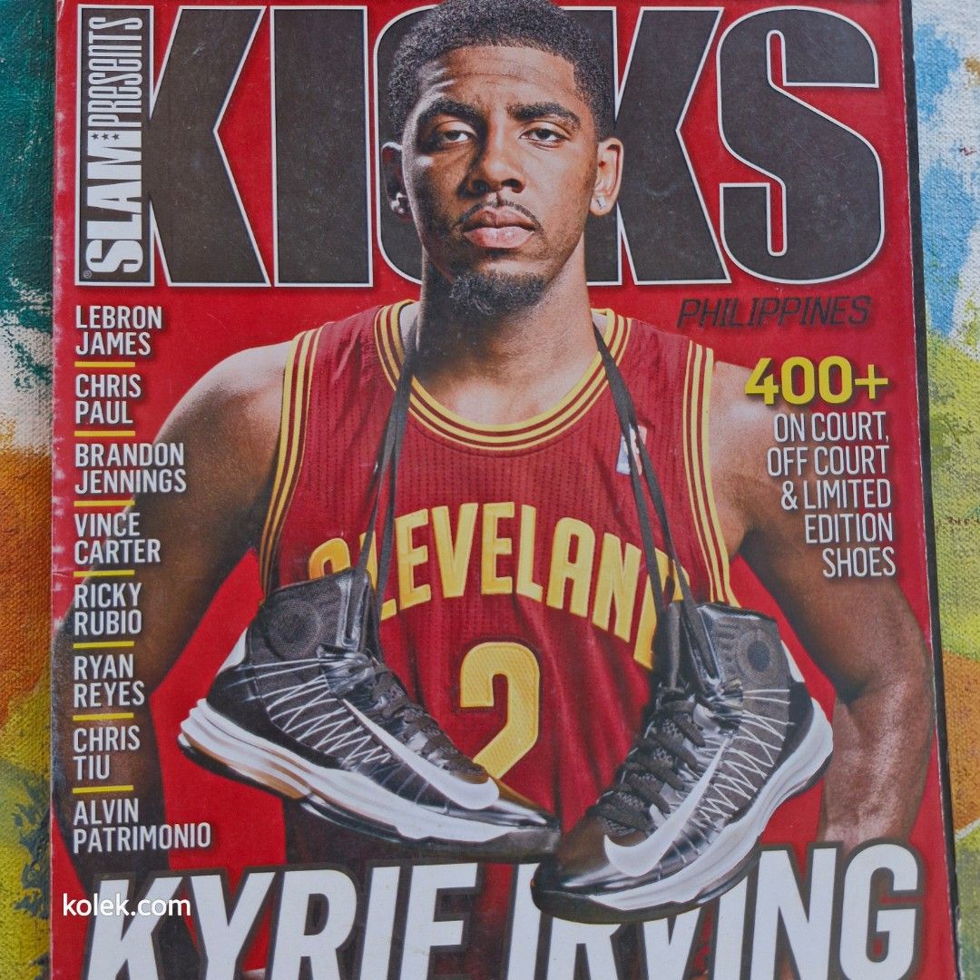PH. SLAM Presents Kicks Magazine Kyrie Irving (Category: Magazines) located in San Pedro. Submitted by .kolek.com (Listing ID 1435404029, Image 2). Description: Used Vintage Magazine Good Condition Complete Pages What U see is What U Get Sa nakaka appreciate lang MoP: Gcash J&T Courier Pickup or Book any Rider Buyer's book and expense Loc: San Pedro, Laguna 📣S1 0.3kg.