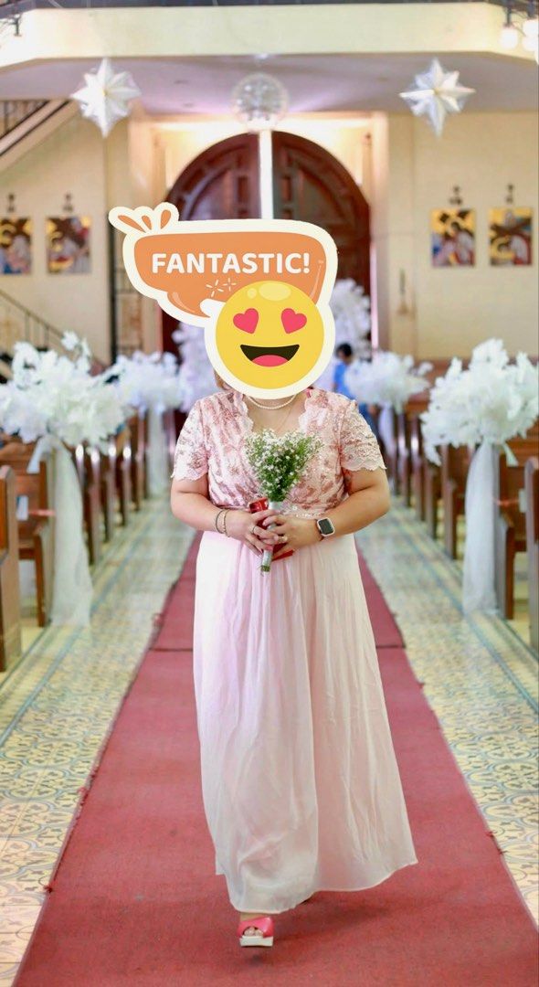 Pink Sequin Embellished Maxi Dress (Category: Dresses) located in Quezon City. Submitted by sandomegei (Listing ID 1435478747, Image 2). Description: selling my pre-loved Sequin Chiffon Maxi Dress size UK 16, used once lang nag abay sa kasal, bought it in zalora-sg… pm lng po Goddiva London (size 16) ₱2500 (negotiable).