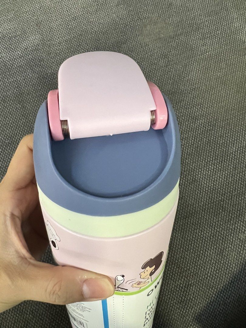 Owala Pink Snoopy with Blue Cap - FreeSip Water Bottle - 24oz/710ml442307708935874564