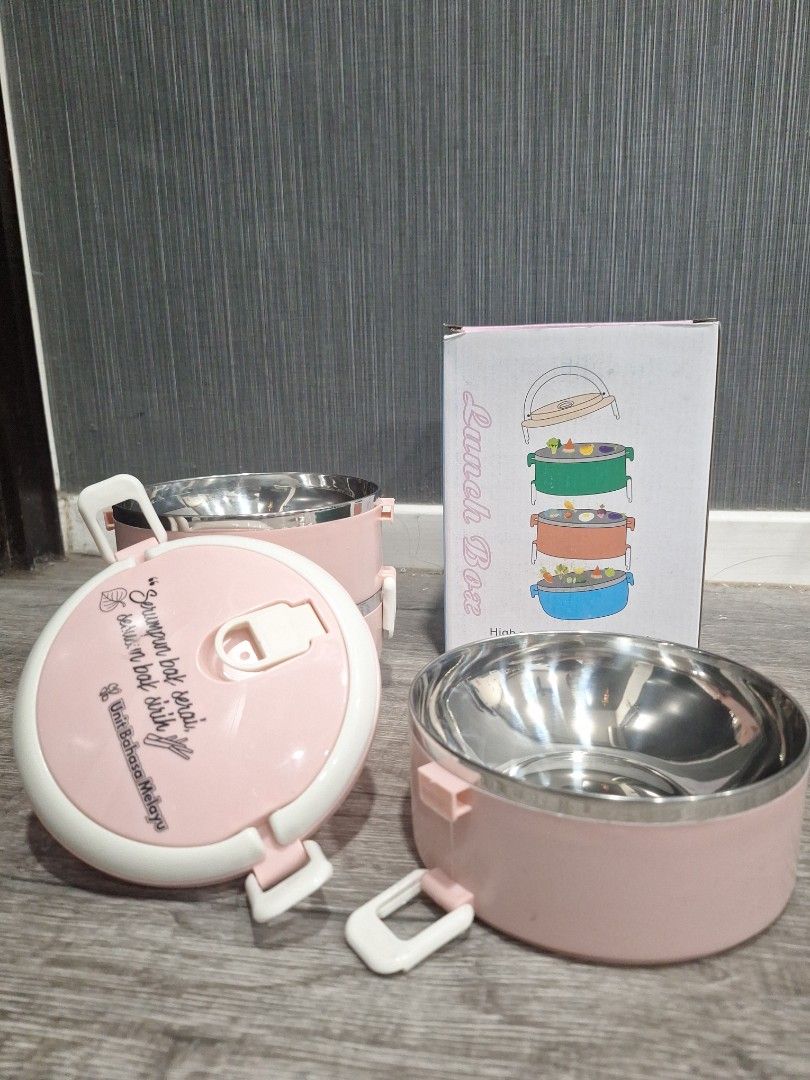 Pink Stainless Steel Lunch Box442306812571166721