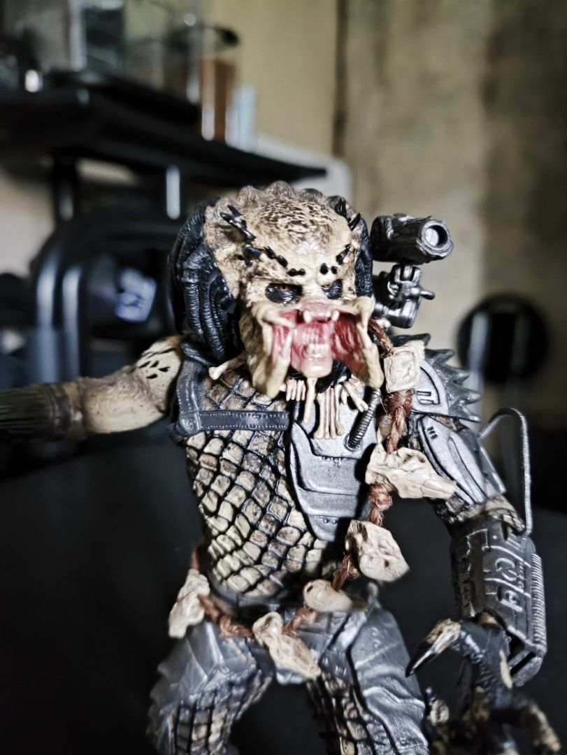 Predator Action Figure (Category: Action & Battle Toys) located in Quezon City. Submitted by sejleon (Listing ID 1435395340, Image 1). Description: - No trades - Loose, claw is slightly worn off - Original McFarlane - Highly detailed Predator action figure - Features articulated joints for posing - Includes shoulder-mounted weapon and accessories - Perfect for Predator franchise collectors.