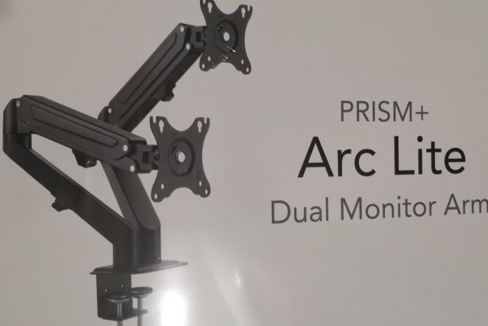 Prism+ Arc Lite Dual Monitor Arm