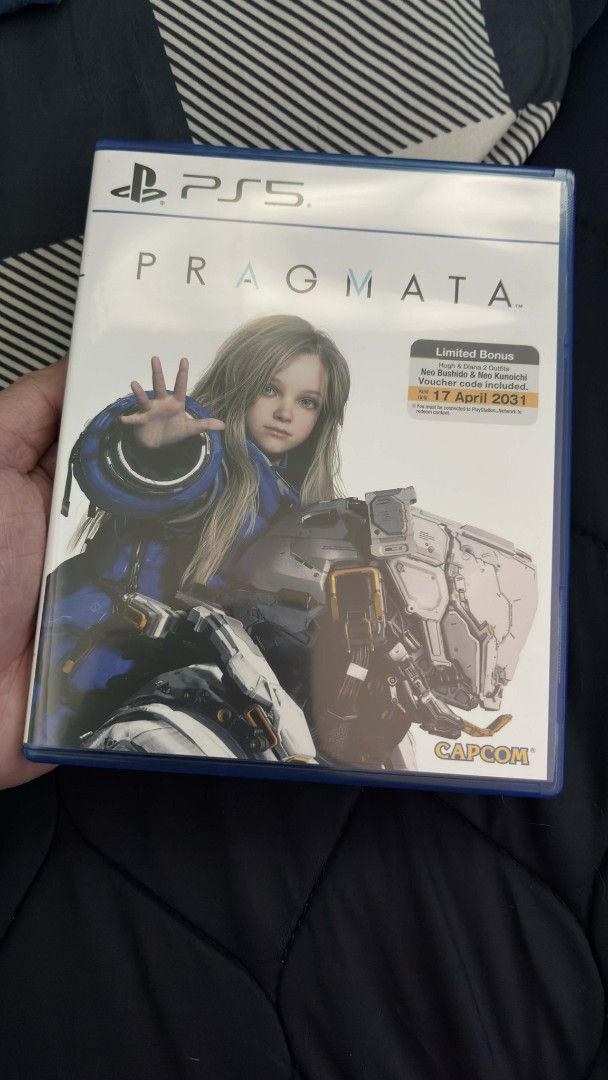 PS5 Pragmata (Unused DLC Codes) (Category: PlayStation) located in Quezon City. Submitted by dale.cat (Listing ID 1435511525, Image 1). Description: • PS5 Pragmata (physical copy) • Condition: Like new / no scratch • DLC/bonus codes UNUSED (included) RFS: Finished it .