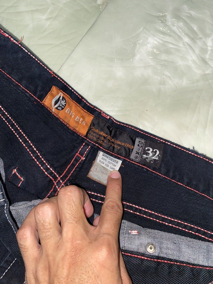 Quiksilver Big Ben Jeans - Size 32 (Category: Jeans) located in Pasig City. Submitted by andriejame88645 (Listing ID 1435492897, Image 3). Description: QUICKSILVER L41.5 W32 OP 8.5 850+sf📩.