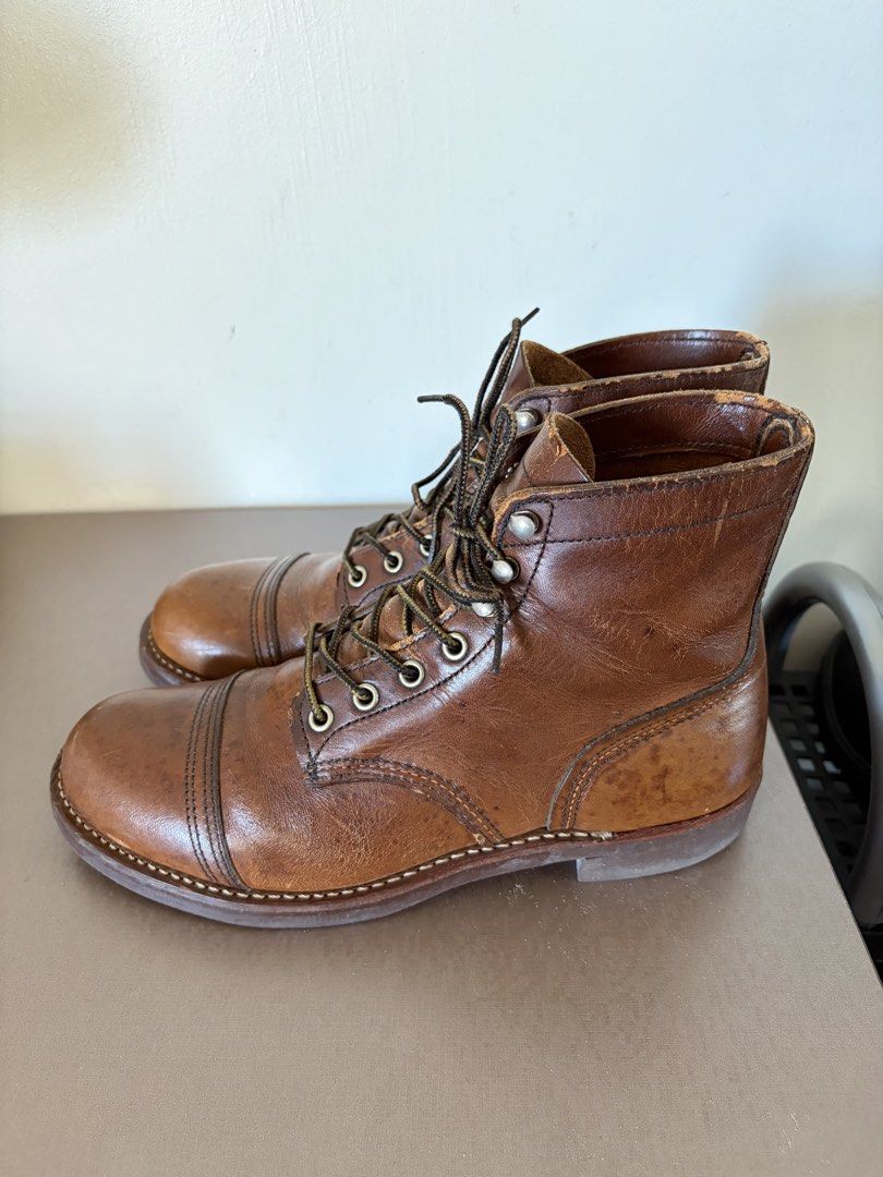 Red Wing Iron Ranger Amber Harness Boots (Category: Boots) located in Urdaneta. Submitted by theoldmanstore (Listing ID 1435518095, Image 2). Description: Size 8D.