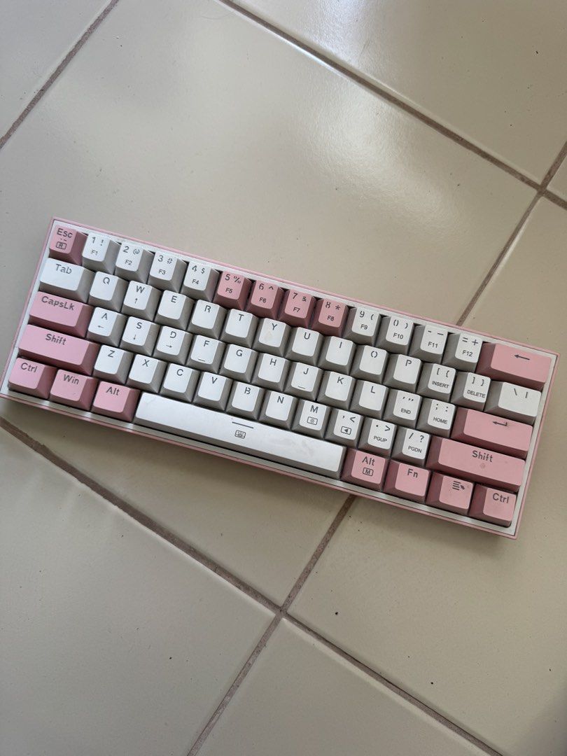Redragon Fizz K617-RGB (Category: Computer Keyboard) located in Pasig City. Submitted by riiloved (Listing ID 1435354716, Image 1). Description: - Wired.