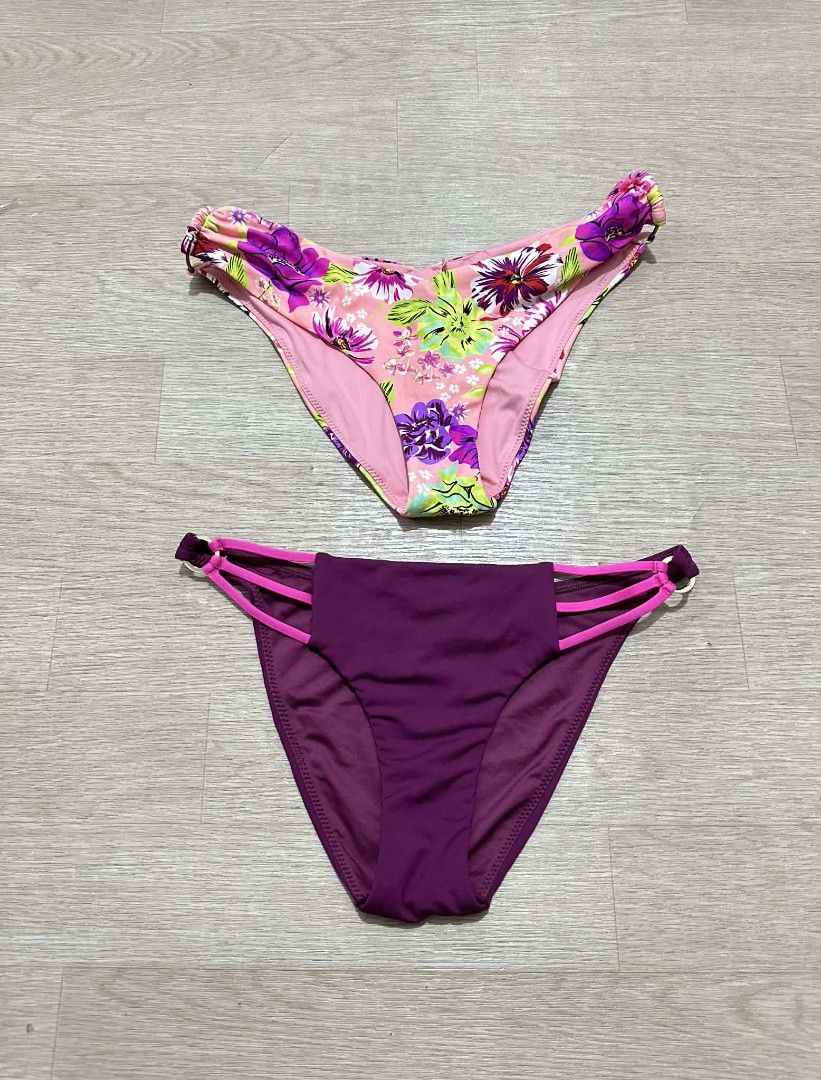 (S) BUNDLE! 2pcs VICTORIA'S SECRET Bikini Bottoms (Category: Bikinis & Swimsuits) located in Cainta. Submitted by sunnyfloshop (Listing ID 1435454658, Image 2). Description: Brandnew 🍃Small 🍃Ring sides.