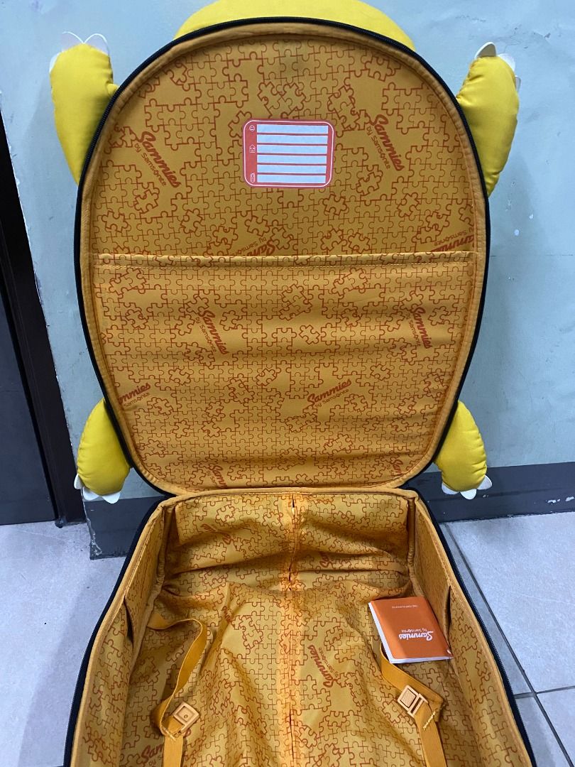 samsonite sammies kids luggage turtle design (Category: Luggage) located in Makati City. Submitted by pdcmakati (Listing ID 1435340608, Image 2). Description: pickup location: makati city brand: samsonite model: sammies turtle luggage Capacity: 28 Litres Dimensions: 39cm (l) x 50cm (h) x 13cm (w) , 81cm with handle up price: 1,400 slightly negotiable condition: brandnew with tag stored condition , minor cosmetic cracks on shell see last picture ,
