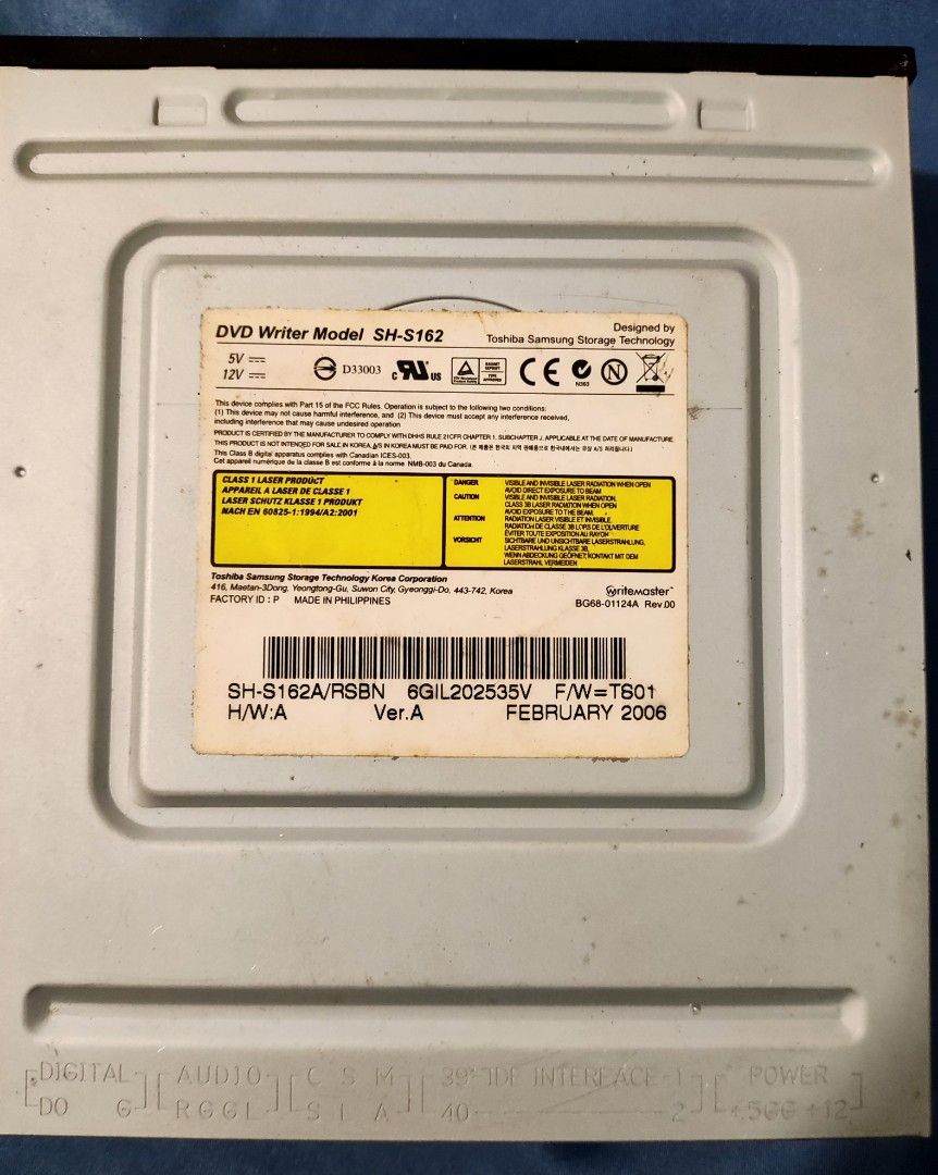 Samsung WriteMaster SH-S162 DVD Writer442003265170984961