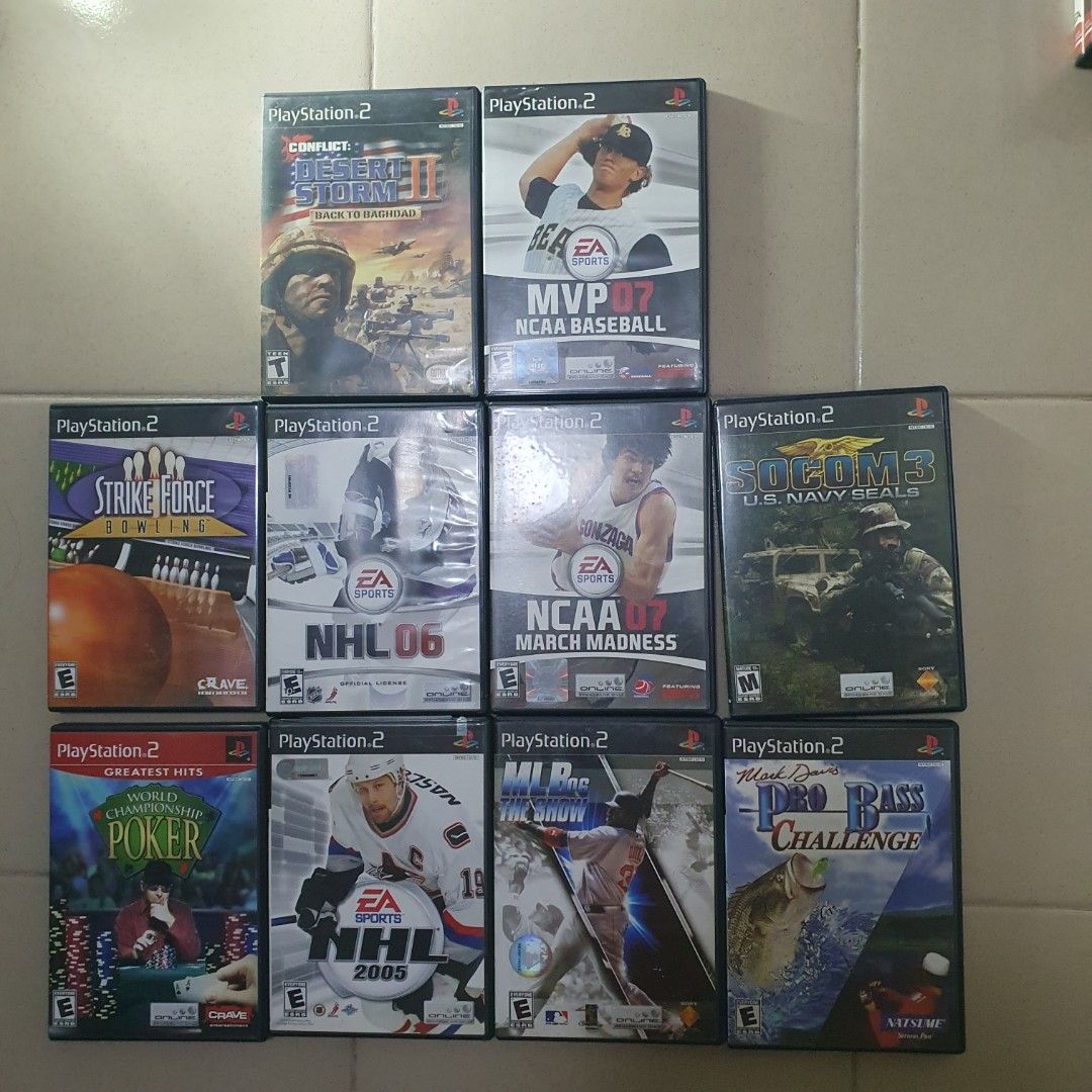 Selling 20 Sony PS2 Videogames (Category: PlayStation) located in Quezon City. Submitted by itemsforadoption (Listing ID 1435476845, Image 2). Description: Important note: carousel sellers have limited replies. If I can't reply, feel free to message me on 09338548592 Rfs: Its 2026! Happy New Year! Hoping you have a good year ahead of you! If you have questions feel free to send a message. Though I'll most likely be able to reply from 10am to 8pm.