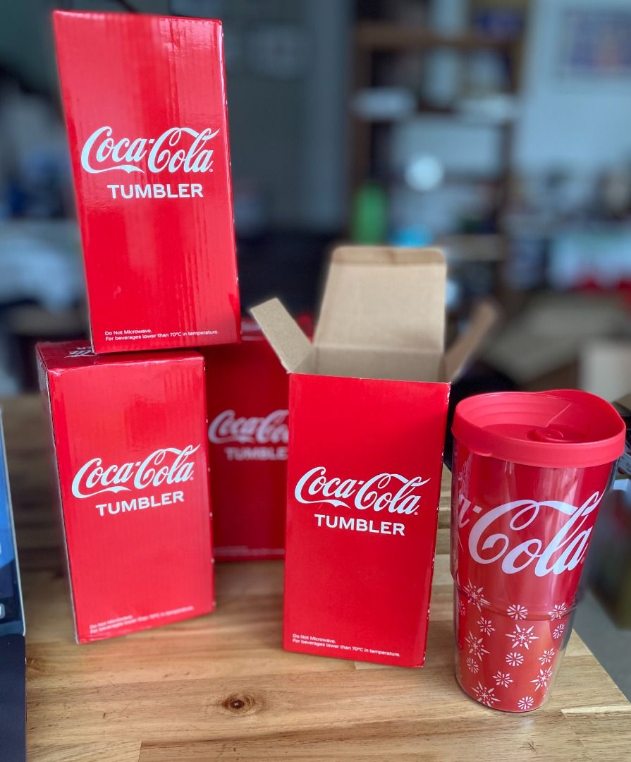 Set of 4 Coca-Cola Tumblers - Brand New