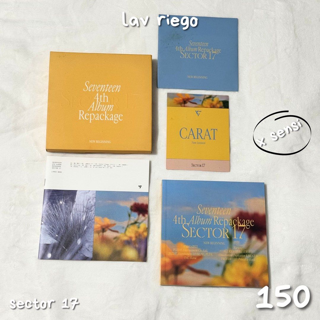 Seventeen Unsealed Albums (Category: CDs & DVDs) located in Masinloc. Submitted by em1997 (Listing ID 1435480411, Image 2). Description: see photos for details & prices.