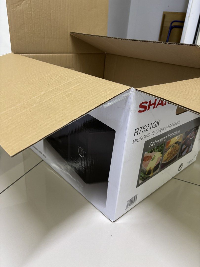 Sharp R7521gk Sharp R7521GK Microwave Oven with Grill, TV & Home Appliances, Kitchen ...
