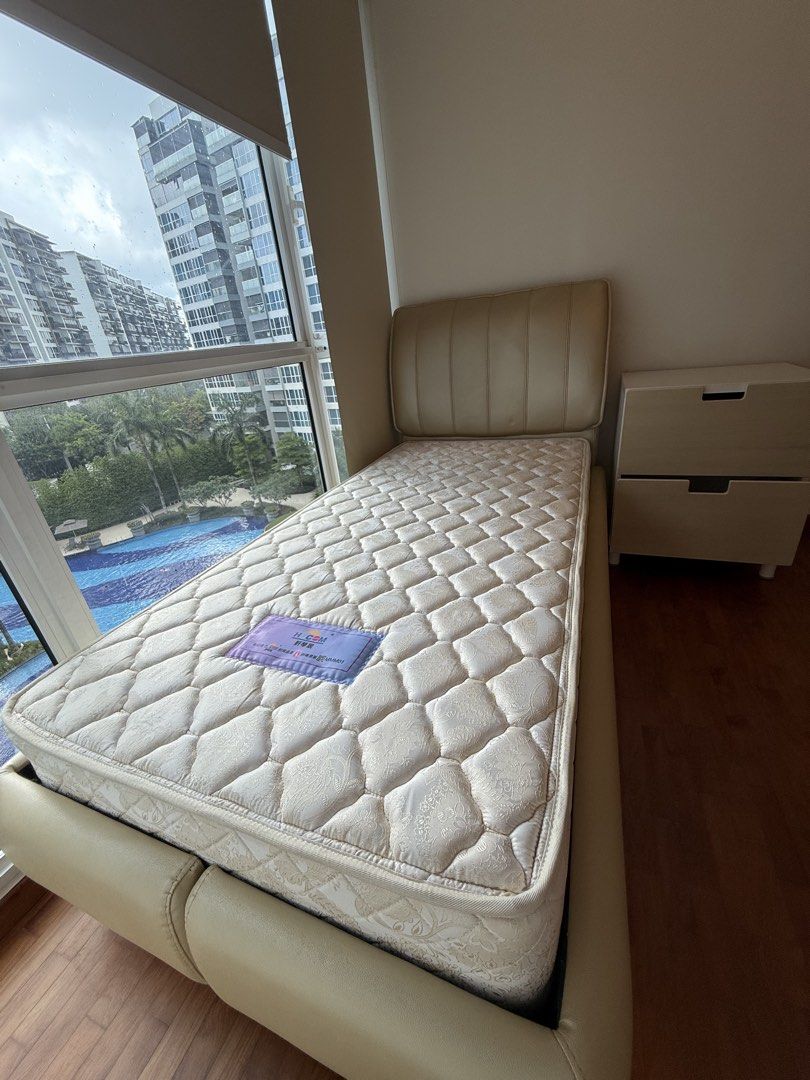 Single Bed with Mattress