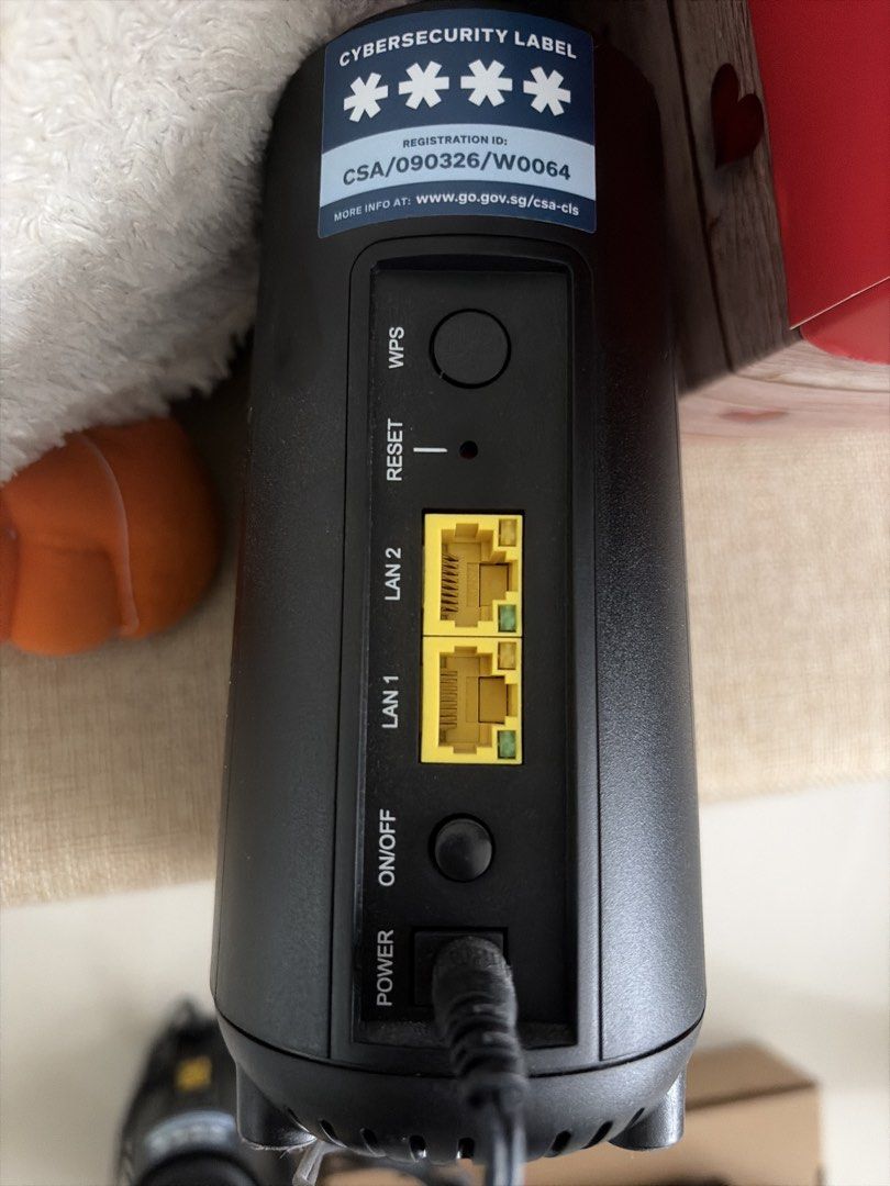 Singtel Optical Network Router Set442003260504821764