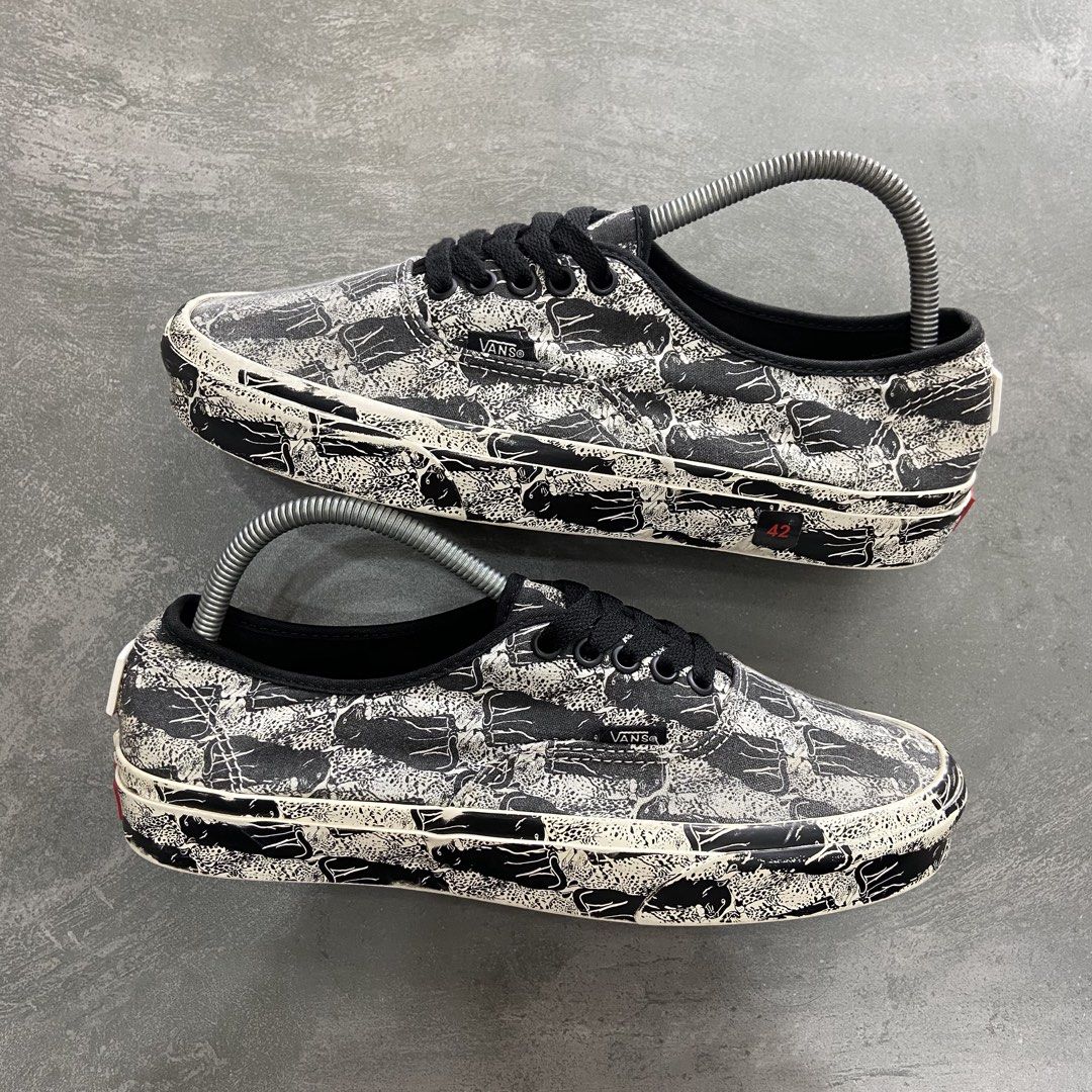 [Size 42] Opening Ceremony x Vans Authentic ‘Leopard Checker’ Black ...