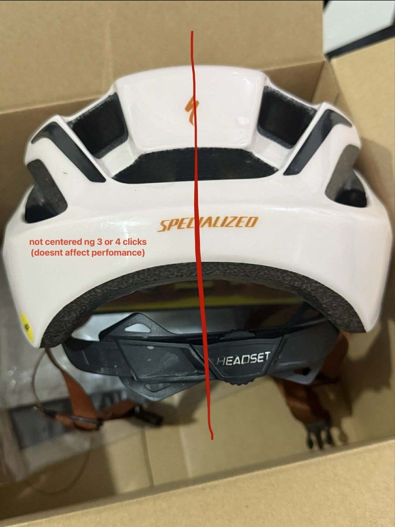 specialized helmet align 2 mips (Category: Bicycles) located in Caloocan City. Submitted by kiddave (Listing ID 1435517117, Image 2). Description: specialized align 2 mips sand glossy size M with box & users manual no semplang & dents honest issue: di pantay headset like 3 or 4 clicks but doesnt affect performance & di pa nalilinisan haha price: 3.5k sta maria bulacan loc.